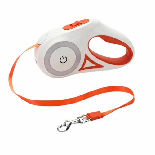 Automatic Retractable Dog Leash with LED Lighting