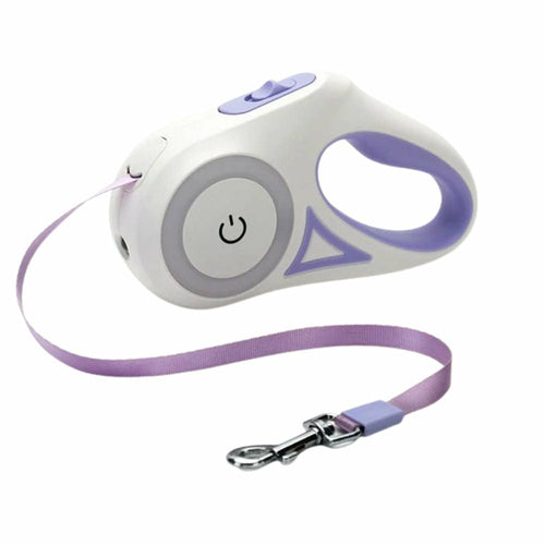 Automatic Retractable Dog Leash with LED Lighting