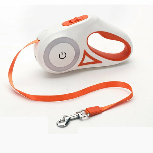 Automatic Retractable Dog Leash with LED Lighting