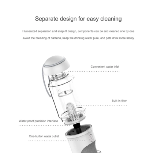 Portable Pet Water Bottle for Dogs & Cats – Travel Hydration Dispenser