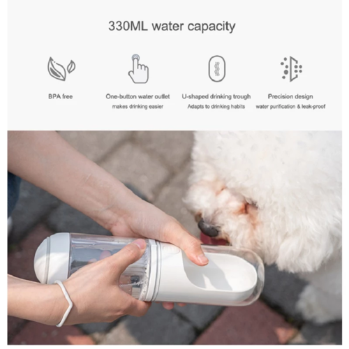 Portable Pet Water Bottle for Dogs & Cats – Travel Hydration Dispenser